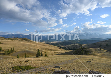 North Chuisky ridge in the Altay Mountains, Russia 130884792