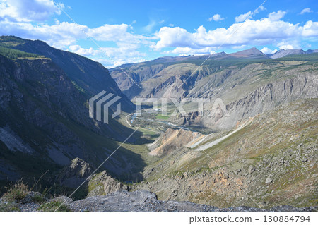 Chulyshman valley in the Altay Mountains, Russia 130884794