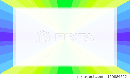 Geometric pattern frame, white space, radial, gradient, green, yellow, blue Geometric pattern frame, white space, radial, gradient, green, yellow, blue 130884822