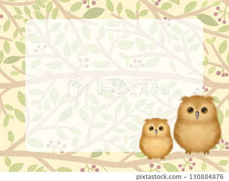 Owl Background A Owl Background A 130884876