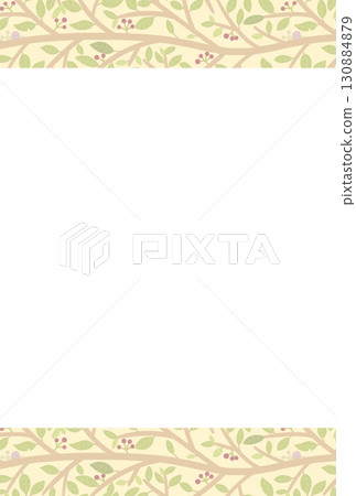 Twig Background〈Postcard〉 A 130884879