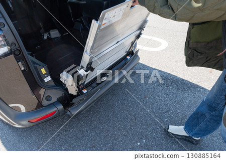 Welfare vehicles for wheelchair users Welfare vehicles for wheelchair users 130885164