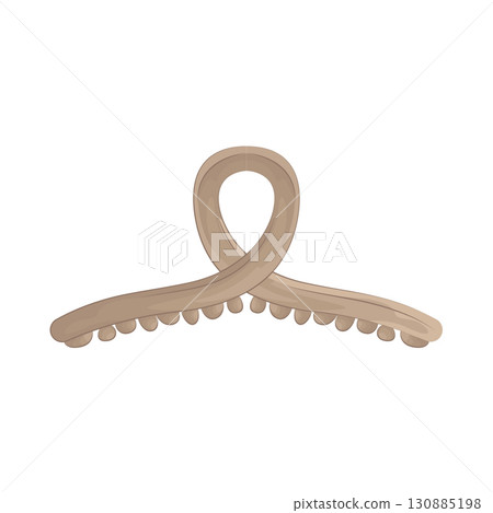 Illustration of hair clip 130885198