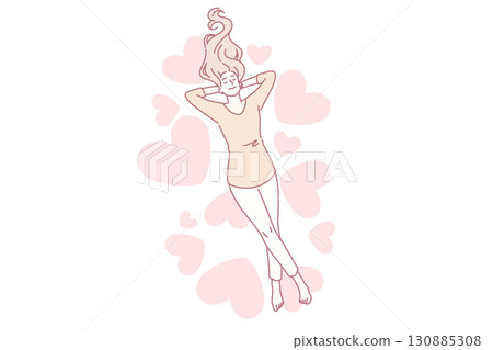 Heart, love and positive emotions concept. 130885308