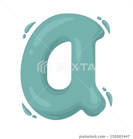 Illustration of Alphabet letter a 130885447