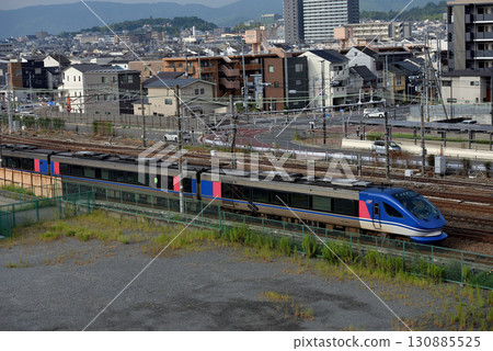 HOT7000 series Super Hakuto express train on the Tokaido Line 130885525