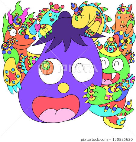 Dragons who love eggplant 130885620