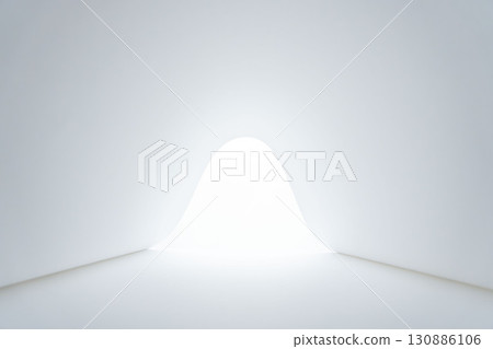 圖 32：使用建築紙製作的出口，光線透進來 130886106