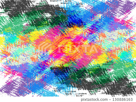 Vector Colorful Paint Splatter Abstract Background. Bright Ink Splash Grunge Texture for Creative Design. illustration vector design 130886163