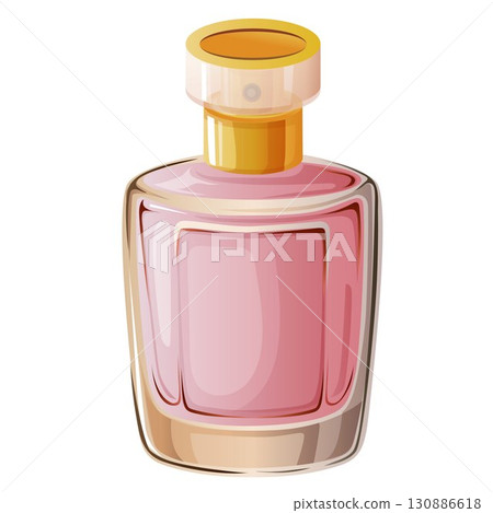 pink woman bottle perfume realistic style pink woman bottle perfume realistic style 130886618