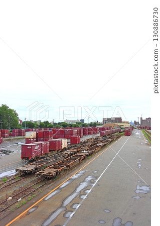 Scenery of Sendai Freight Terminal Station, Sendai City, Miyagi Prefecture Scenery of Sendai Freight Terminal Station, Sendai City, Miyagi Prefecture 130886730