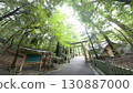 透過魚眼鏡頭看到的新綠神社 130887000