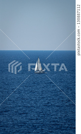 Sailboats and yachts in the sea Sailboats and yachts in the sea 130887112