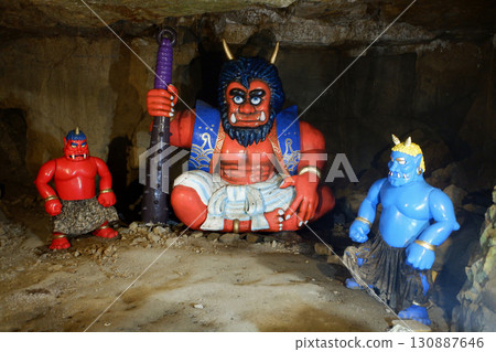 香川縣女木島鬼島洞窟內鬼大正的房間 130887646