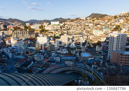 View from Glover Sky Road, Nagasaki City, Nagasaki Prefecture View from Glover Sky Road, Nagasaki City, Nagasaki Prefecture 130887786