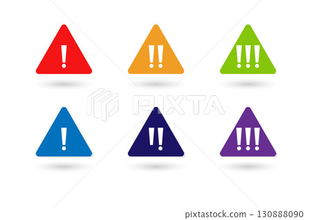 Low medium high priority icon set vector illustration. 130888090