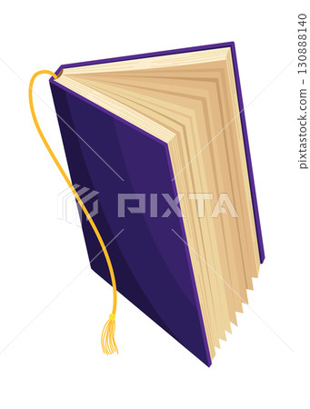 Old open book. Wisdom or education concept. Vintage library design element. Ancient writing stationery symbol for poetry work or education Old open book. Wisdom or education concept. Vintage library design element. Ancient writing stationery symbol for poetry work or education 130888140