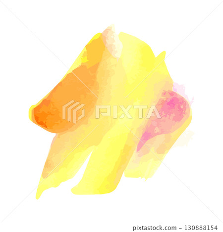 Colorful vector watercolor brush stroke. Rainbow colors watercolor paint stain vector banner background Colorful vector watercolor brush stroke. Rainbow colors watercolor paint stain vector banner background 130888154