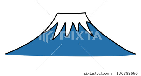 富士山手繪插畫 富士山手繪插畫 130888666