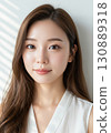 A woman looking at the camera 130889318