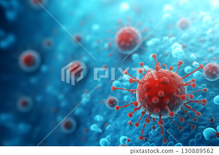 Medicine, cellular therapy used during treatment of disease pathogenic cancer cells AI Generation 130889562