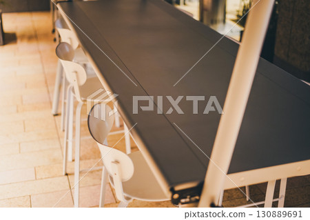 modern cafe chairs 130889691