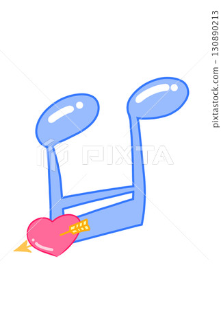 Musical note with heart Musical note with heart 130890213