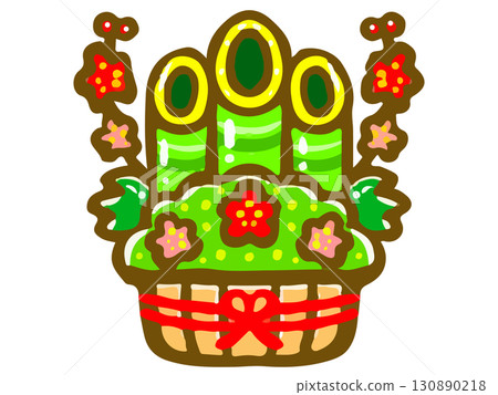 門鬆的可愛塗鴉插圖 門鬆的可愛塗鴉插圖 130890218