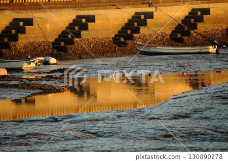 Arao City Ariake Sea Coast New Year's Day Dusk Arao City Ariake Sea Coast New Year's Day Dusk 130890278