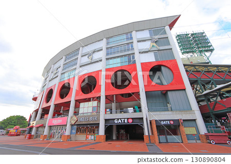 宮城縣仙台市宮城棒球場風景 130890804