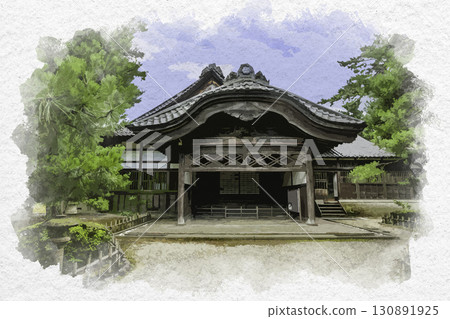 水彩畫風格,金澤市兼六園管理所別館,舊津田玄葉邸,石川縣金澤市 水彩畫風格,金澤市兼六園管理所別館,舊津田玄葉邸,石川縣金澤市 130891925