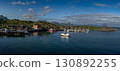 Picturesque Harbor At The Coast Near Leknes On Lofoten Islands In Norway 130892255