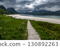 arctic, bay, beach, coast, coastal, destination, environment, fjord, flakstadoya, lagoon, landscape, lofoten, mountains, nature, nordic, norge, north, norway, norwegian, ocean, outdoors, panorama, pat 130892263
