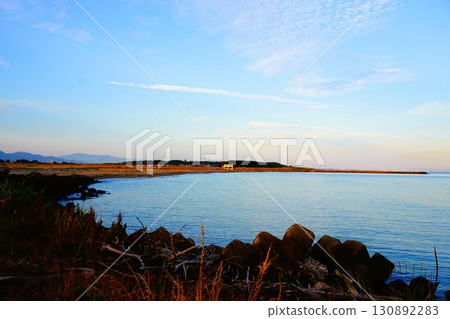 Shioya Coast, Arakawa River Estuary, Murakami City, Niigata Prefecture Shioya Coast, Arakawa River Estuary, Murakami City, Niigata Prefecture 130892283