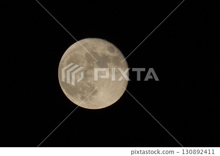 Moon floating in the sky Moon floating in the sky 130892411