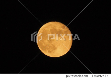 Moon floating in the sky Moon floating in the sky 130892413