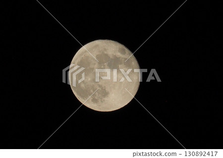 Moon floating in the sky Moon floating in the sky 130892417