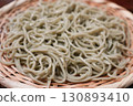 Freshly boiled and chilled soba noodles 130893410