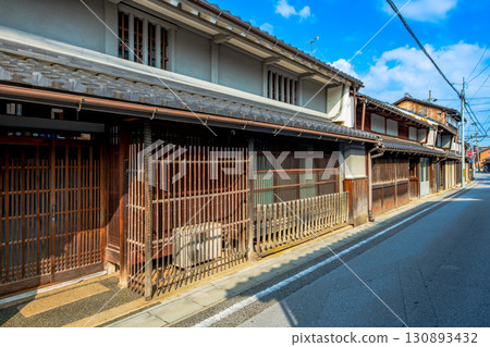 Streetscape of Serimachi, Hikone, Shiga Prefecture Streetscape of Serimachi, Hikone, Shiga Prefecture 130893432