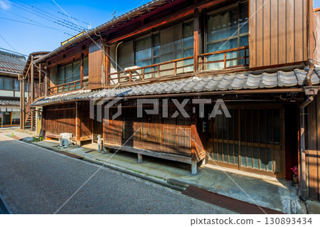 Streetscape of Serimachi, Hikone, Shiga Prefecture Streetscape of Serimachi, Hikone, Shiga Prefecture 130893434