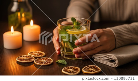 Evening Detox with Candlelight 130893731