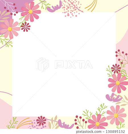 Gentle watercolor cosmos background illustration Gentle watercolor cosmos background illustration 130895132