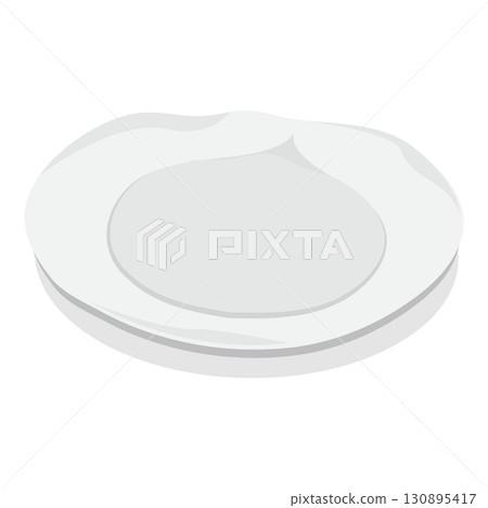 3D Isometric Flat  Set of Plastic Waste. Item 13 130895417