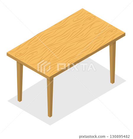 3D Isometric Flat Illustration of Tables Collection. Item 4 3D Isometric Flat Illustration of Tables Collection. Item 4 130895482