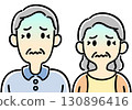 Pale senior couple 130896416