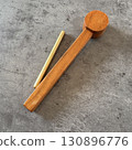 Acupuncture and moxibustion mallet, brass and wooden 130896776