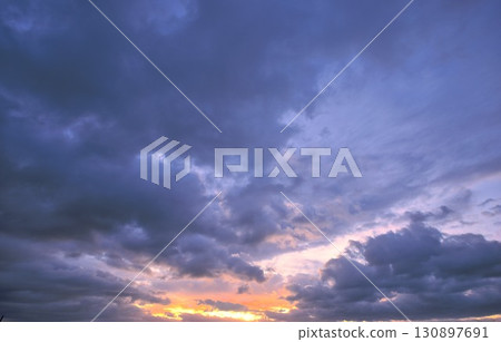 Sky Replacement Sunrise Storm Clouds Sky Replacement Sunrise Storm Clouds 130897691