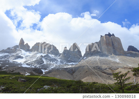 French Valley landscape, Torres del Paine, Chile 130898018