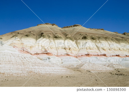 Baysary rock formation view, Mangystau region, Kazakhstan 130898300