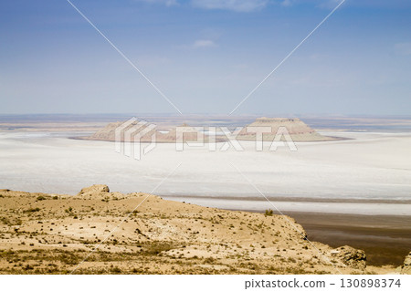 Karyn Zharyk depression view, Mangystau region, Kazakhstan Karyn Zharyk depression view, Mangystau region, Kazakhstan 130898374